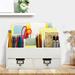 Excello Global Products Desk Organizer Wood in White | 6.1 H x 10.2 W x 14.7 D in | Wayfair EGP-HD-0353