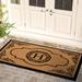 Darby Home Co Issac A1HC X-Large Abrilina 36" X 72" Entry Coir Double Doormat Monogrammed Coir | Wayfair DRBH2153 43989705