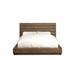 Foundry Select Wooden Eastern King Bed Design In Rustic Natural Tone Wood in Brown | 42 H x 92 W x 89 D in | Wayfair