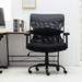 Wade Logan® Yanchep Big & Tall Ergonomic Mesh Conference Chair Upholstered/Mesh, Steel in Black/Gray | 41.9 H x 28 W x 25 D in | Wayfair