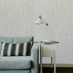 Hokku Designs Averlee Stria Lines Faux Fabric Texture Plain Textured Wallpaper Vinyl in Gray | 27 W in | Wayfair 0B597E4CB55F434C9752C26CFA8777FD