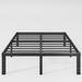 Alwyn Home Edmonson Bed Frame w/ Storage 14 Inch High Heavy Duty Metal Platform bed Metal in Brown | 14 H x 54 W x 75 D in | Wayfair