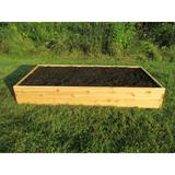 Arlmont & Co. Danny Wood Raised Garden Bed Metal in Brown | 11 H x 72 W x 72 D in | Wayfair 84961E995C764AAA88748C66746AF06B