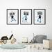 Zoomie Kids Boom Box Boy 2 by Molly Fabiano - Floater Frame Graphic Art on Canvas in Black/Blue | 24 H x 18 W x 1.62 D in | Wayfair