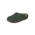 Green Comfort Damen Woll-Pantolette Naturkomfort Gruen