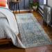 Cooranbong 7'10" Round Traditional Denim/Cream/Dark Brown/Dark Blue/Medium Gray/Mustard/Pale Blue/Navy Area Rug - Hauteloom