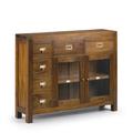 Console en bois marron L 100 cm