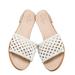 Kate Spade Shoes | Kate Spade New York Leather Slides - 10m | Color: White | Size: 10m