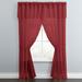 Wide Width BH Studio Sheer Voile 5-Pc. One-Rod Curtain Set by BH Studio in Burgundy (Size 96" W 84" L) Window Curtain