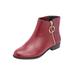 Women's The Addi Bootie by Comfortview in Wine (Size 8 M)