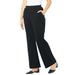 Plus Size Women's Suprema® Wide Leg Pant by Catherines in Black (Size 0X)