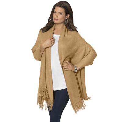 Women's Pashmina Shawl by Accessories For All in Soft Camel