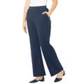 Plus Size Women's Suprema® Wide Leg Pant by Catherines in Navy (Size 1XWP)