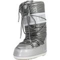 Moon Boot Womens Tecnica Icon Pillow Metallic Lace-up Snow Boot - Silver - 2.5-5