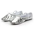 USHINE-Pantoufles d'entraînement en PU pour filles et femmes chaussures de ballet du ventre
