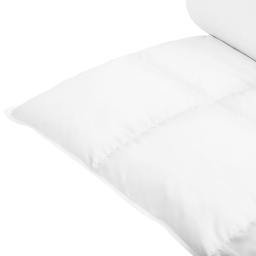 Bettdecke Weiß Japara Baumwolle Entendaunen 200 x 220 cm Extra Warm geräuscharm luftdurchlässig leicht Winter Schlafzimmer