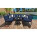 kathy ireland Madison Ave. 9 Piece Outdoor Aluminum Patio Furniture Set 09c