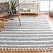 Gray/White 63 x 1.97 in Indoor Area Rug - Foundry Select Striped Gray/Ivory Area Rug Polypropylene | 63 W x 1.97 D in | Wayfair
