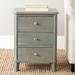 Wildon Home® Ahlaan End Table w/ Storage Drawers Wood in Gray | 25 H x 19 W x 15 D in | Wayfair 1274F51C533C4EFDB4F89F2AEA5EB3BE