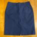 J. Crew Skirts | J Crew Pencil Skirt In Navy Blue. Size 6 | Color: Blue | Size: 6