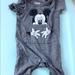 Disney One Pieces | Baby Disney Mickey Mouse One Piece Suite | Color: Black/Gray | Size: 3-6mb