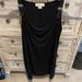 Michael Kors Dresses | Beautiful Sleeveless Black Michael Kors Dress Size Xl With Buckled Accents | Color: Black | Size: Xl