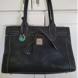 Dooney & Bourke Bags | Dooney & Bourke Black Pebble Leather Shoulder Bag | Color: Black | Size: 12.5x8x4