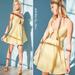 Urban Outfitters Dresses | Kimchi Blue Yellow Tie-Front Fit + Flare Dress Euc | Color: Yellow | Size: 6