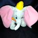 Disney Accents | Disney's Dumbo Elephant Stuffed Animal. | Color: Gray/Pink | Size: 9" X 11"