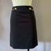 Gucci Skirts | Gorgeous Gucci Pencil Skirt With Gold Belt | Color: Black/Gold | Size: S