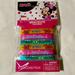 Disney Jewelry | Disney Plastic Minnie Bracelets Set/6 Per Package Box5 | Color: Blue/Pink | Size: Os