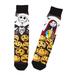 Disney Accessories | Disney Nightmare Before Christmas Crew Socks | Color: Silver | Size: One Size Fits Most