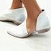 Free People Shoes | Free People Royale Shoe Size 38 | Color: Silver | Size: 38