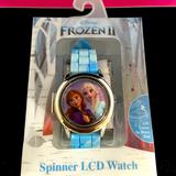 Disney Accessories | Disney Frozen Ii Spinner Watch! New! Nwt! | Color: Brown | Size: Osg