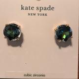 Kate Spade Jewelry | Kate Spade Earrings Cubic Zirconia | Color: Cream/Tan | Size: Os