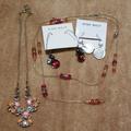 Nine West Jewelry | Nine West Necklace & Earrings | Color: Brown | Size: Os