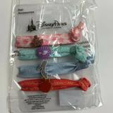 Disney Accessories | Disney Parks Princess Set Of 4 Hair Ties Bows | Color: Gray | Size: Os