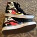 Vans Shoes | Disney Mickey Goofy Pluto Donald Duck Vans Shoes 8.5 | Color: Black | Size: 8.5