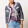 Anthropologie Jackets & Coats | Anthro Blazer | Color: Gray/White | Size: M