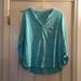 Nine West Tops | Blouse | Color: Blue/Black | Size: Xl