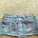 American Eagle Outfitters Skirts | American Eagle Size 8 Distressed Mini Skirt | Color: Blue/Gray | Size: 8