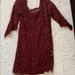 Free People Dresses | Free People Lace Dress | Color: Brown/Purple | Size: M