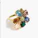 J. Crew Jewelry | J Crew Crystal Cluster Ring Nwt | Color: Tan | Size: Os