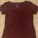 American Eagle Outfitters Tops | American Eagle Top | Color: Brown/Black | Size: S