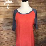 Lularoe Dresses | Lularoe Large Julia | Color: Red | Size: L