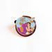 Disney Accessories | Disney Friends Aladdin & Genie Pin | Color: Purple/Pink | Size: Os