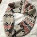 American Eagle Outfitters Accessories | American Eagle Tribal Print Infinity Scarf | Color: Silver | Size: Os