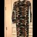 Zara Dresses | Camo Dress | Color: Black | Size: S