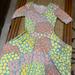 Lularoe Dresses | Lularoe Dress Amelia Floral Patchwork Dress | Color: Tan | Size: M