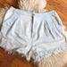 Free People Shorts | High Waisted Free People Shorts | Color: Silver | Size: L